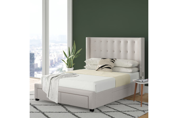 Kerens tufted shop upholstered bed